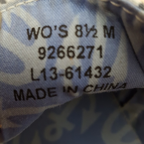 Sperry Top Sider seersucker leather upper sz 8.5M - Picture 6 of 8